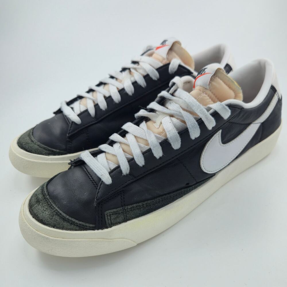 Nike Blazer Low '77 Vintage Men's Size 9.5 DA6364-001 Black White